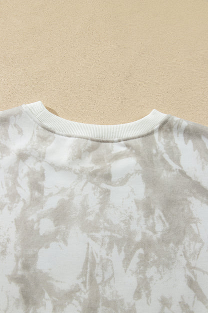 Khaki Woodland Camouflage Long Sleeve Top and Shorts Set