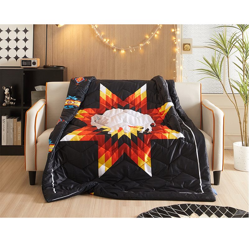 Silk Touch Reversible Throw Blanket - Buffalo