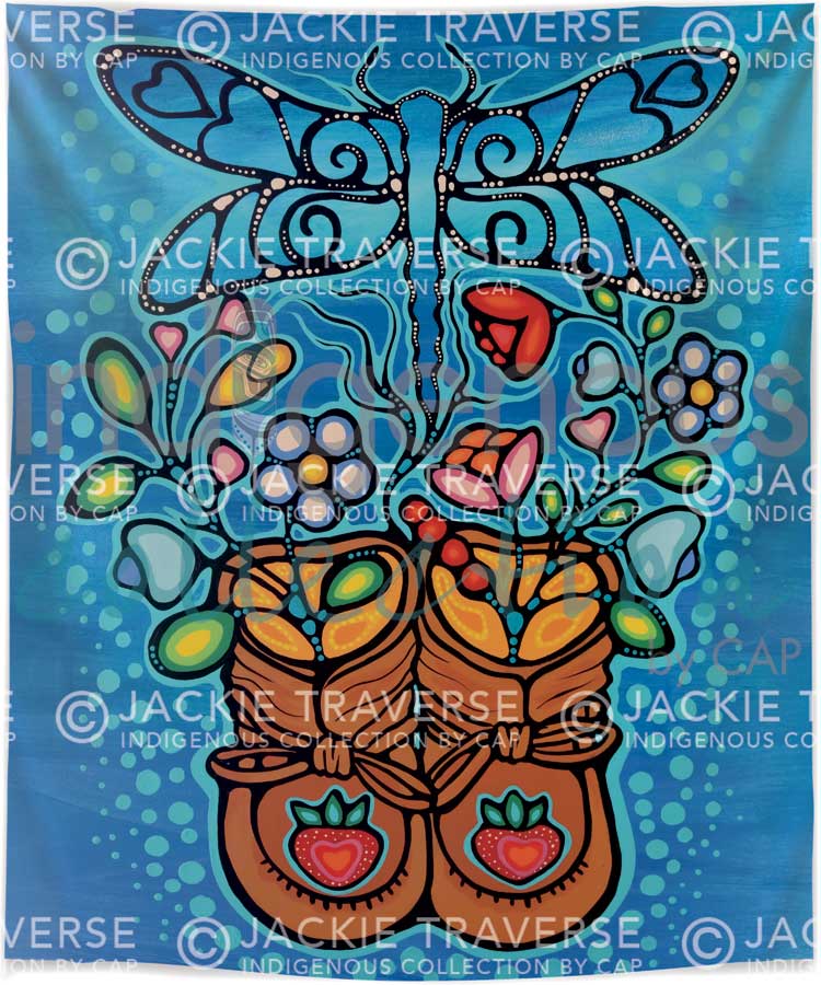Little Ancestors Fleece Blanket by Jackie Traverse - Chic Meadow Boutique