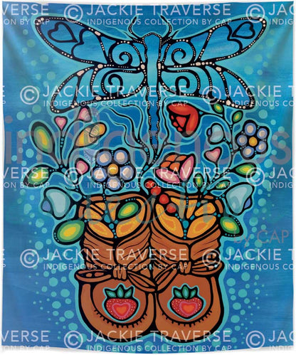 Little Ancestors Fleece Blanket by Jackie Traverse - Chic Meadow Boutique