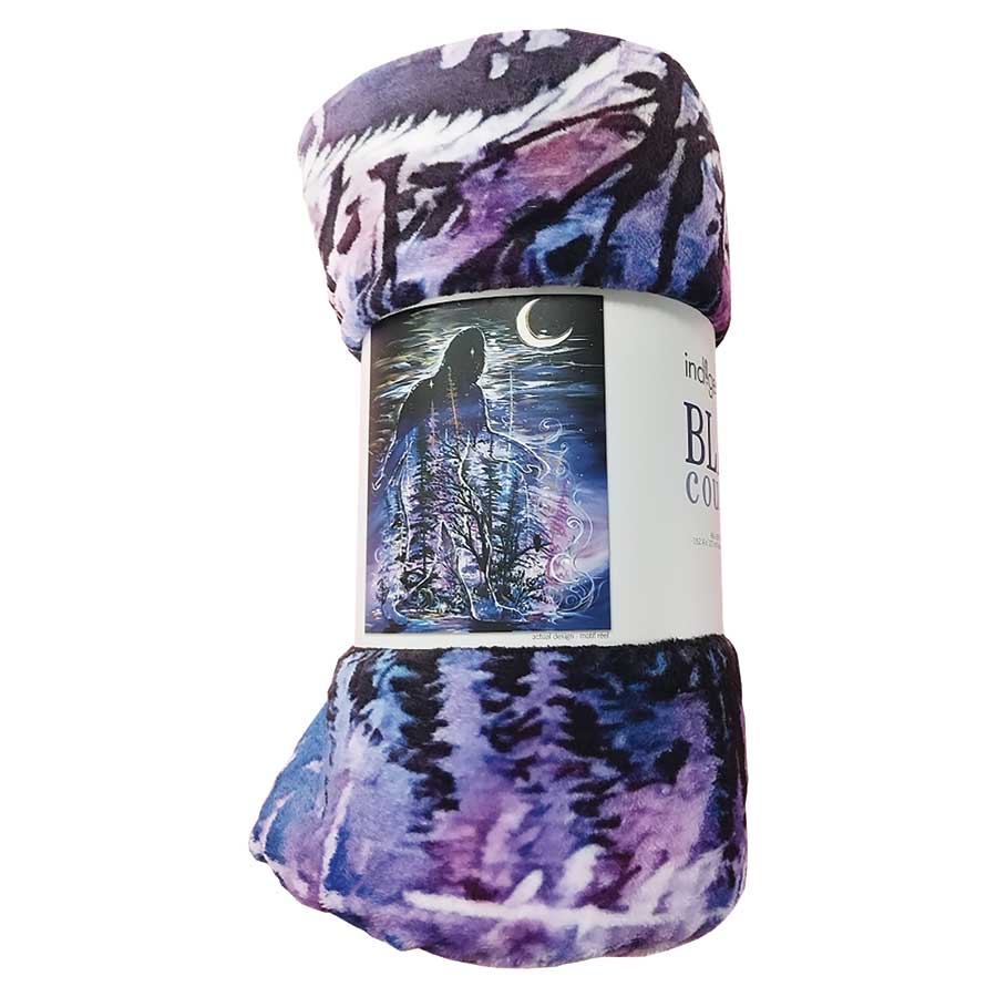 Sabe (Sasquatch) Fleece Blanket by Carla Joseph - Chic Meadow Boutique
