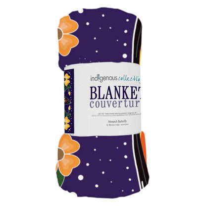 Monarch Butterfly Fleece Blanket by Marissa Indoe - Chic Meadow Boutique