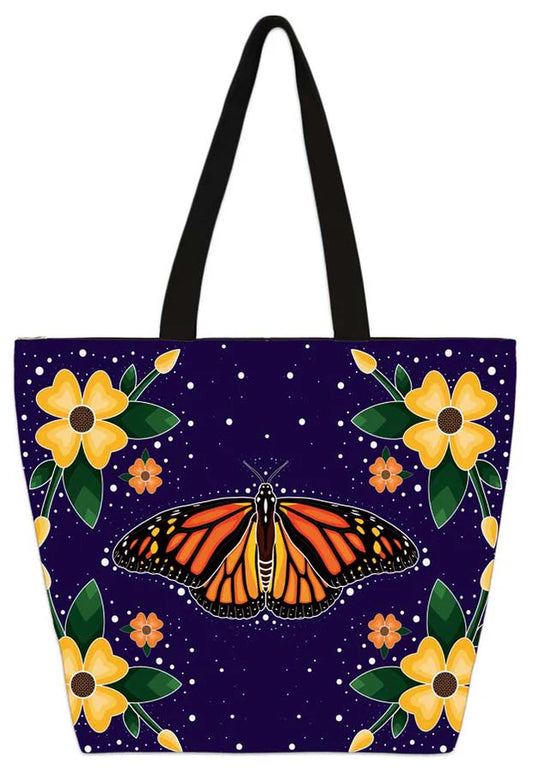 Monarch Butterfly Large Tote Bag
