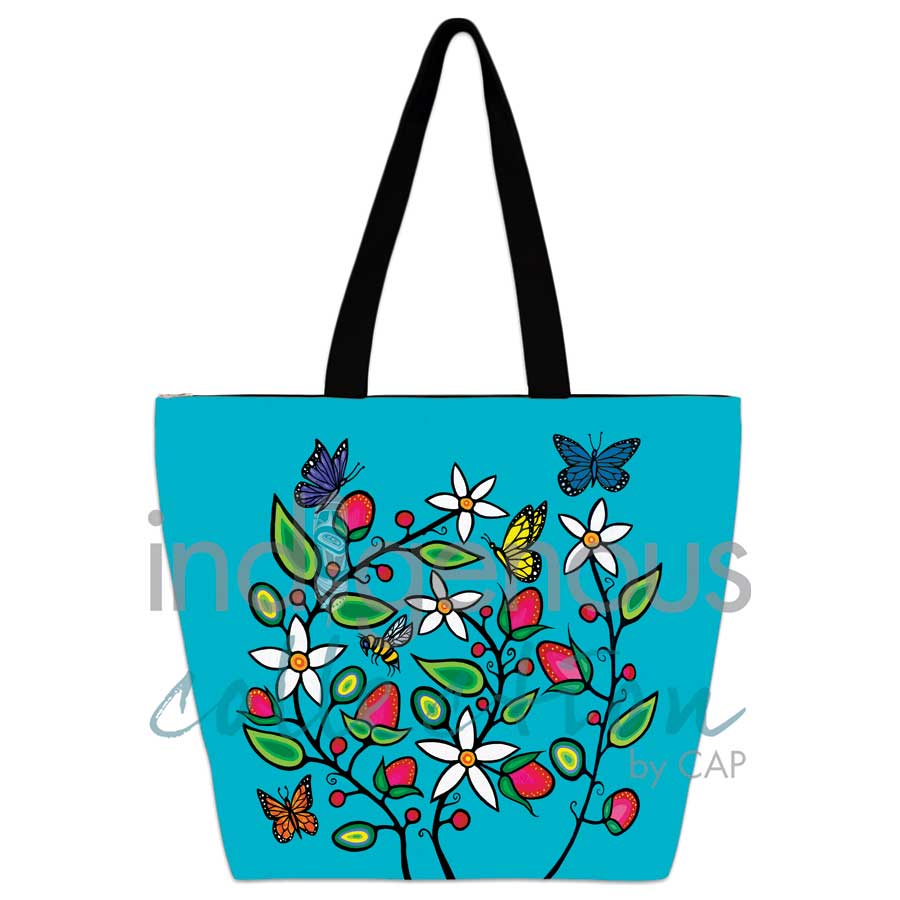Berry Garden Tote Bag by Jeffrey Red George - Chic Meadow Boutique
