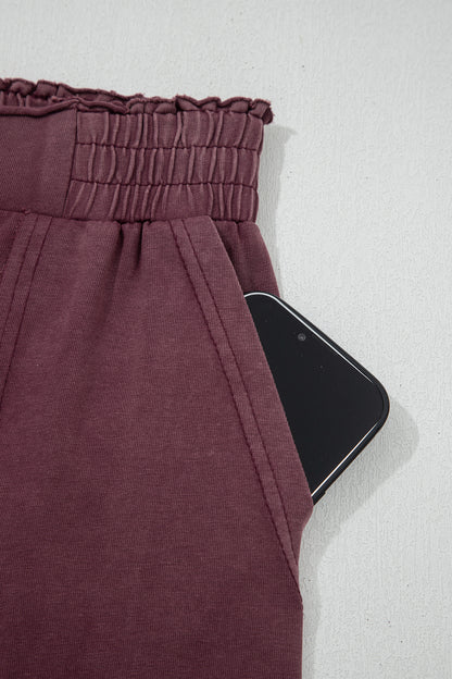 Mineral Red Mineral Wash Cargo Patched Pocket Utility Sweatpants