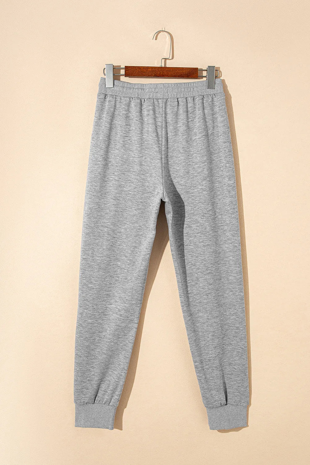 Gray Drawstring Hoodie and High Waist Pants Lounge Set - Chic Meadow Boutique 