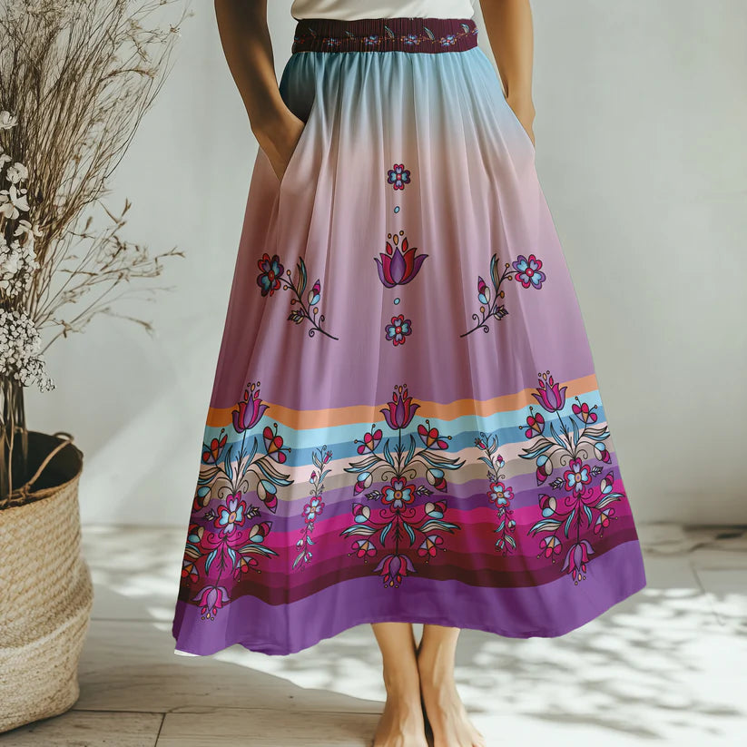 Snowdrop Serenade Skirt by 49DZINE