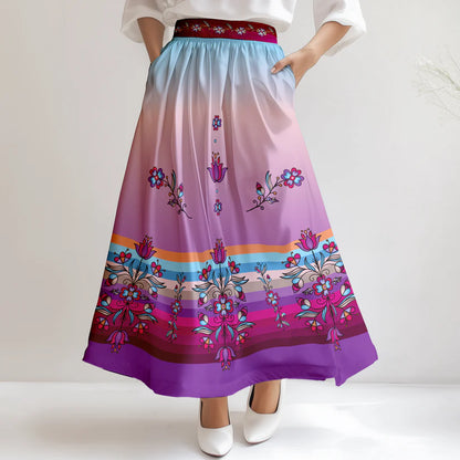 Snowdrop Serenade Skirt by 49DZINE