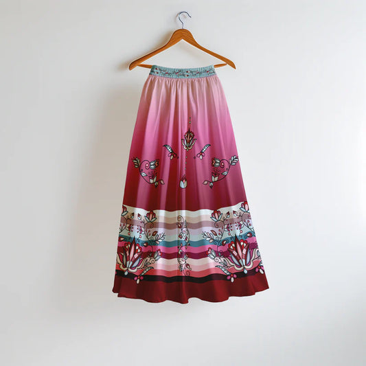 Winter Roseblush Skirt by 49DZINE