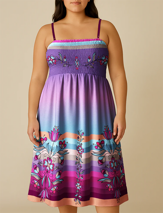 Snowdrop Serenade Smock Top Dress by 49DZINE