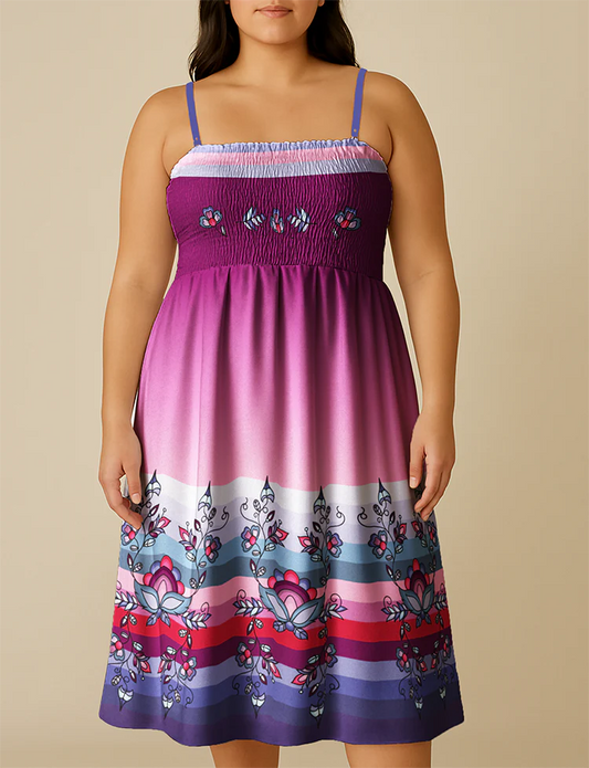 Twilight Hollyvine Smock Top Dress by 49DZINE