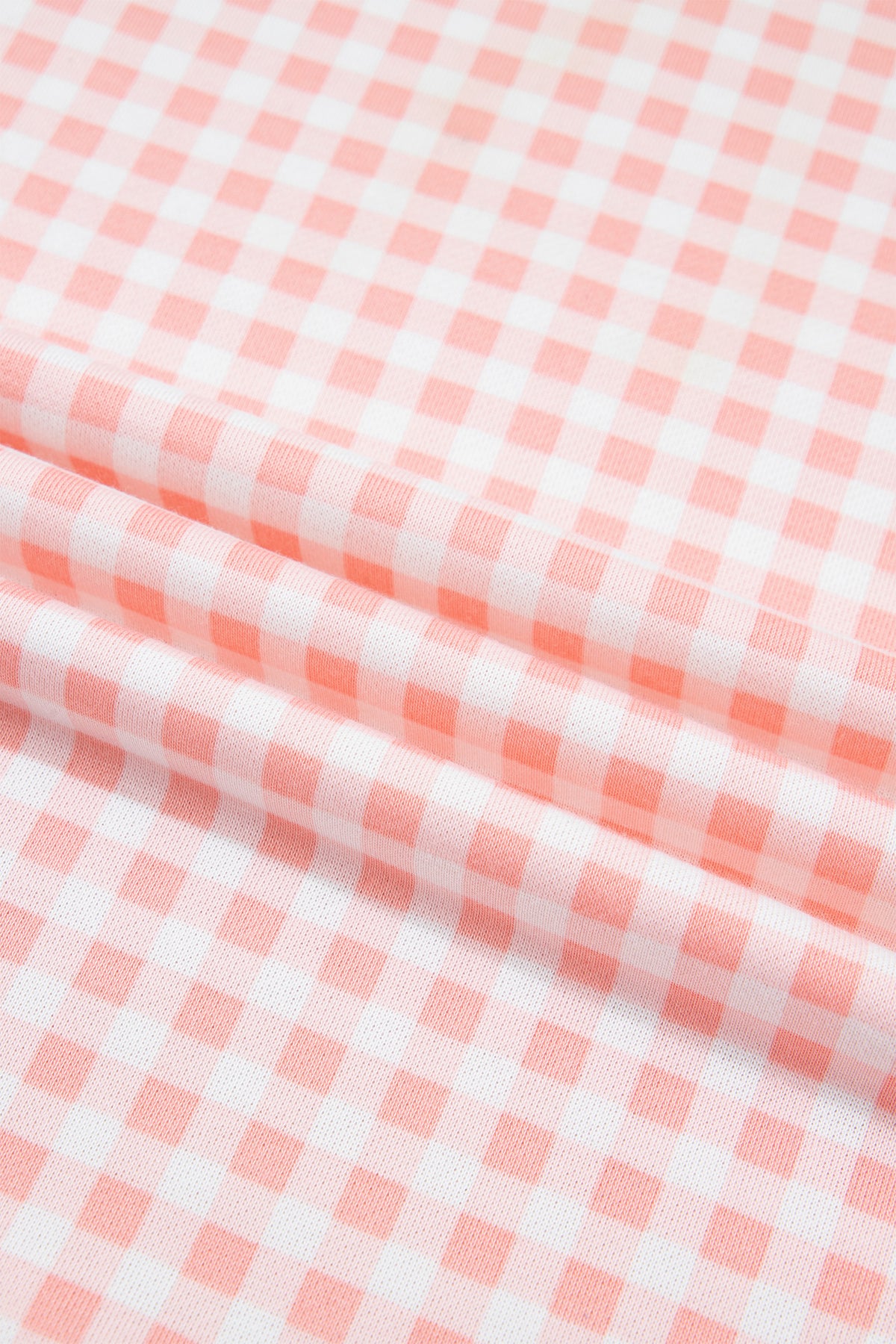 Pink Color Block Plaid Patchwork Long Sleeve Pullover Wide Leg Pant Set