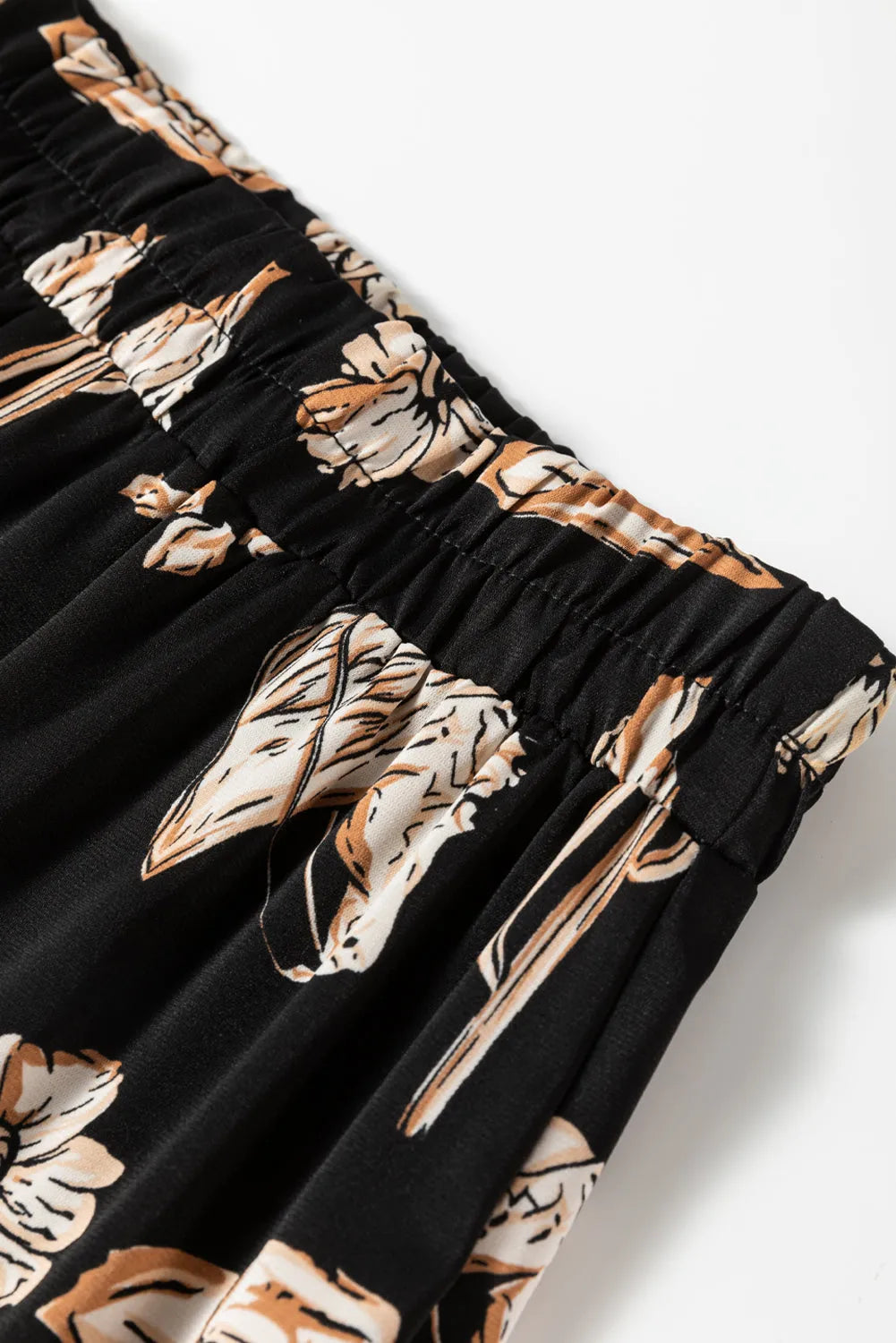 Black Western Print Tiered Ruffled High Waist Maxi Skirt - Chic Meadow Boutique 