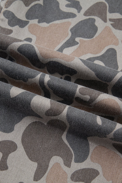 Multicolour Camouflage Shift Ankle Length Jeans