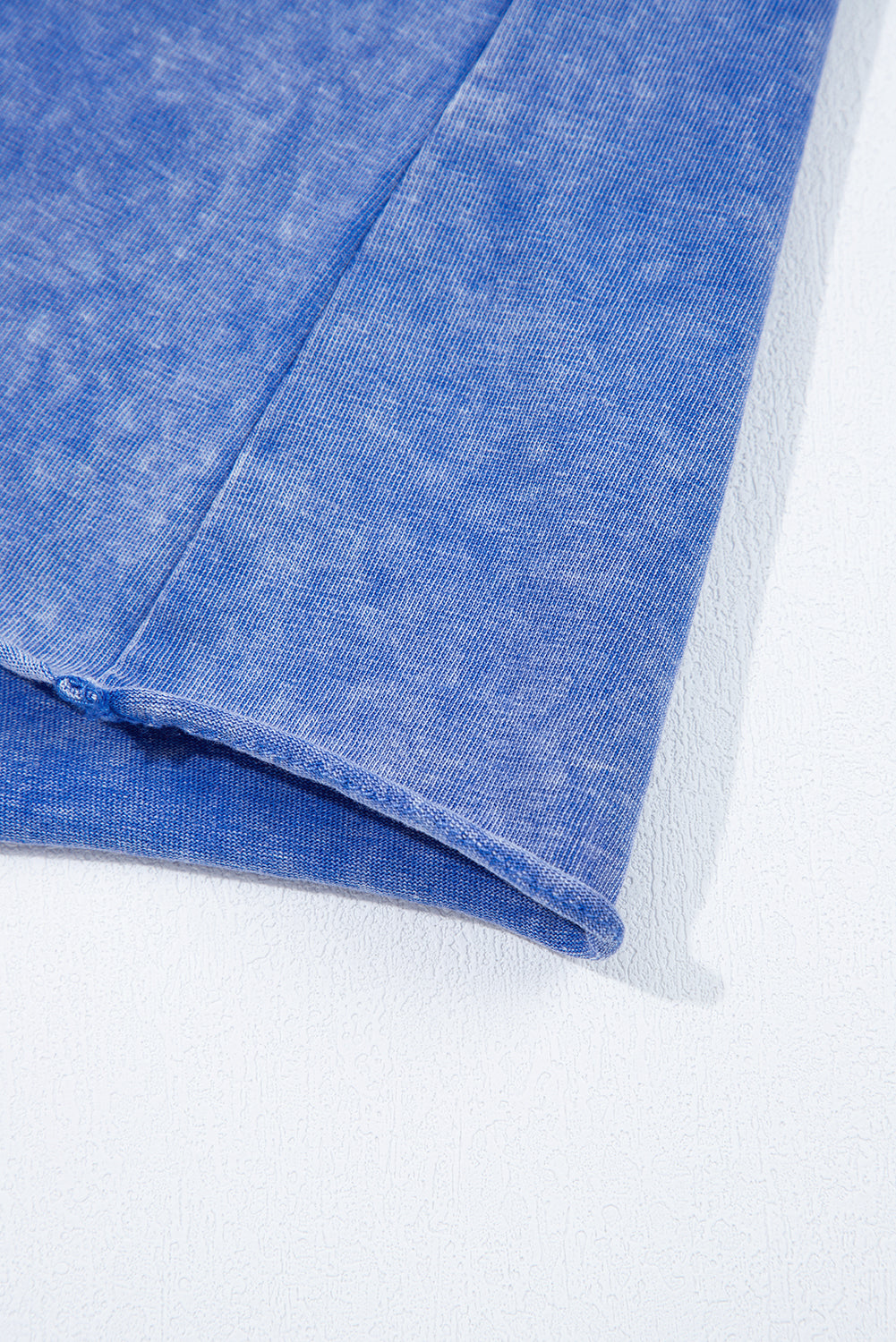 Ashleigh Blue Acid Wash Star Patched Rolled Trim Pants Set