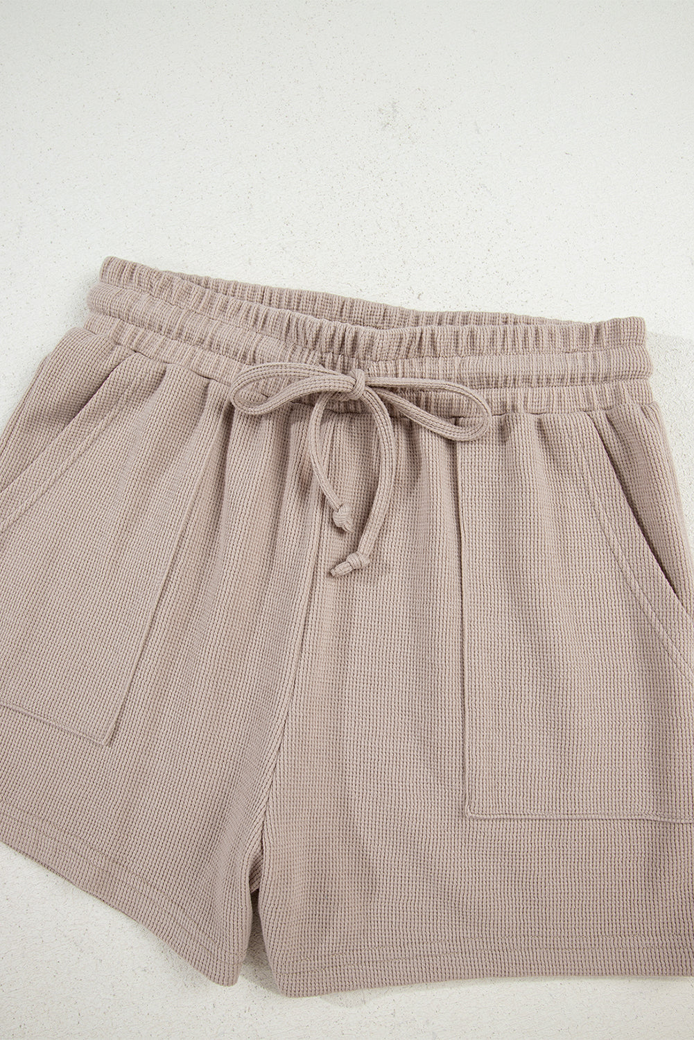 Jet Stream Textured Colorblock Patchwork Tee and Shorts Set