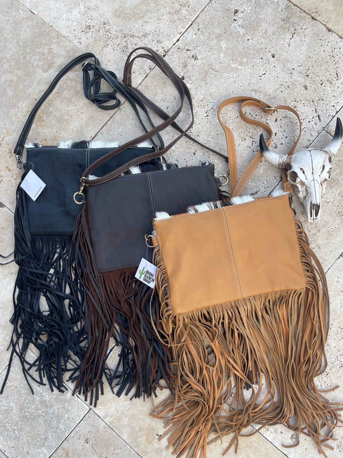 THE REGINA CROSSBODY cowhide purse bag