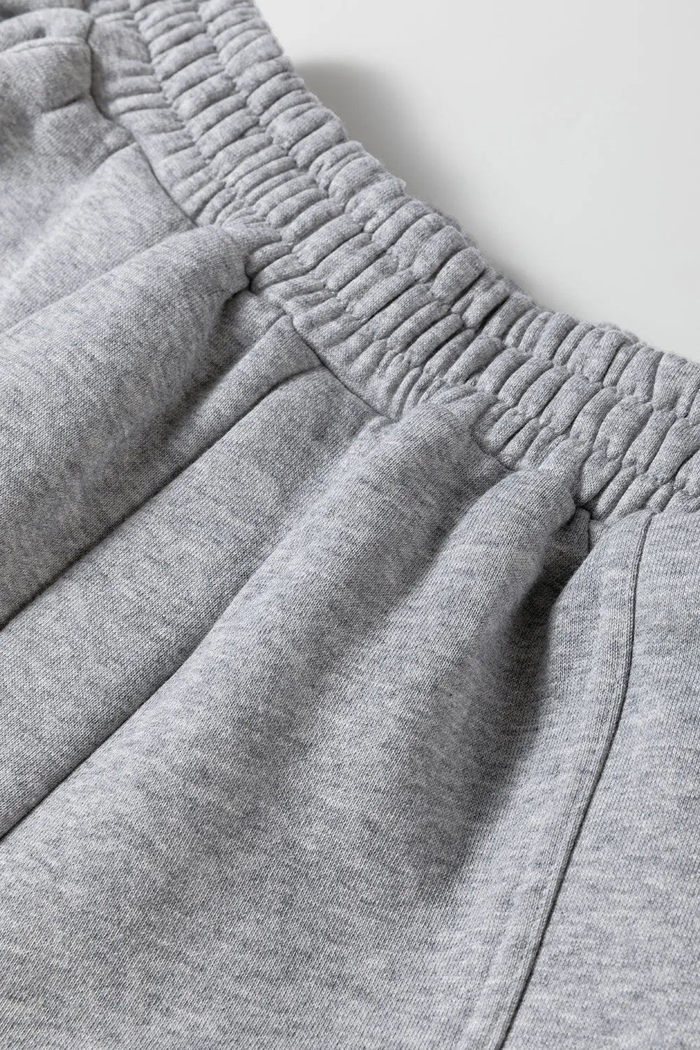 Gray Solid Exposed Seams Hoodie and Joggers Activewear Set - Chic Meadow Boutique 