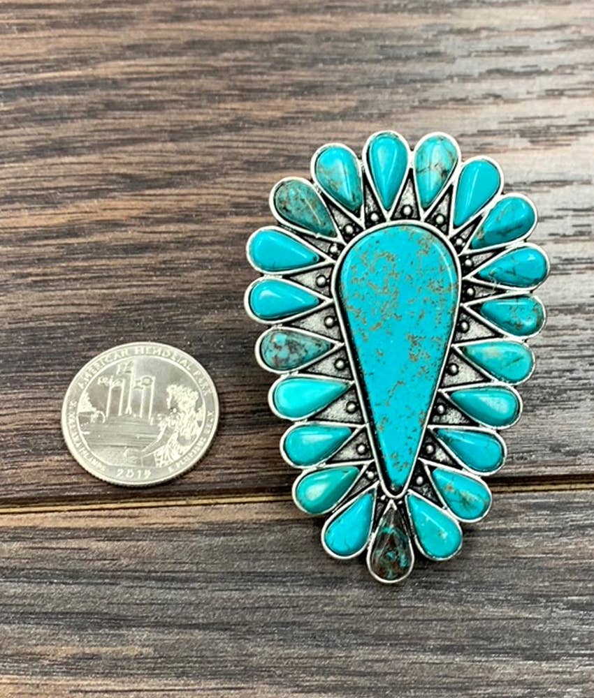 Turquoise Adjustable Ring