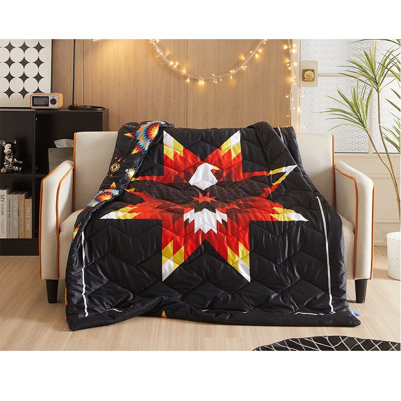 Silk Touch Reversible Throw Blanket - Eagle