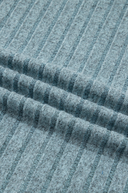 Beau Blue Slim Ribbed Mineral Wash Tank Top