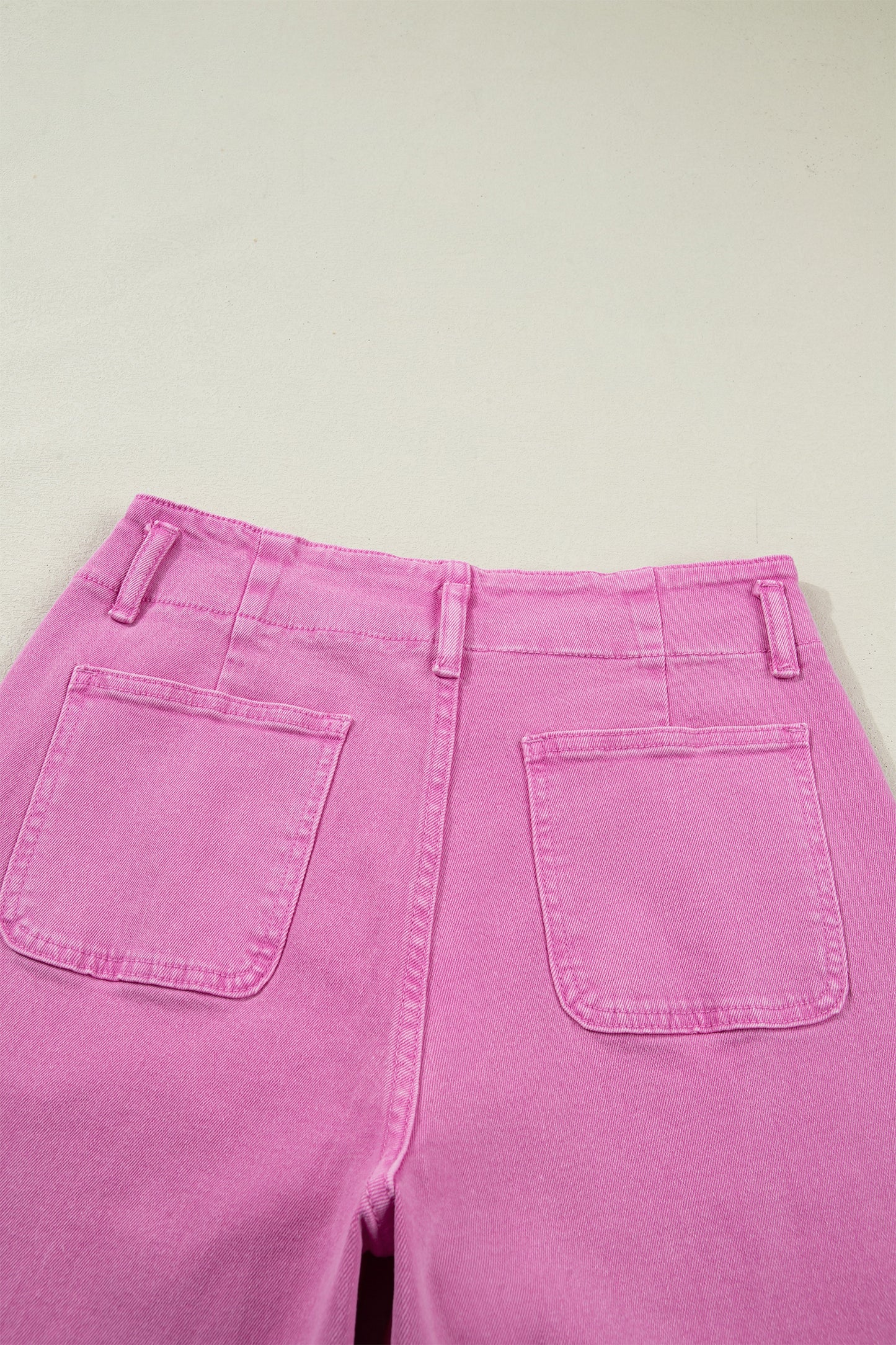 Bonbon 2-Button High Waist Flared Bottom Jeans