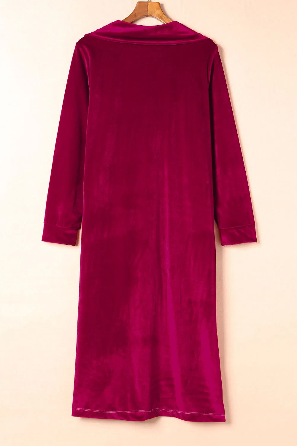 Retro Velvet Long Sleeve Pocket Coat - Chic Meadow Boutique 