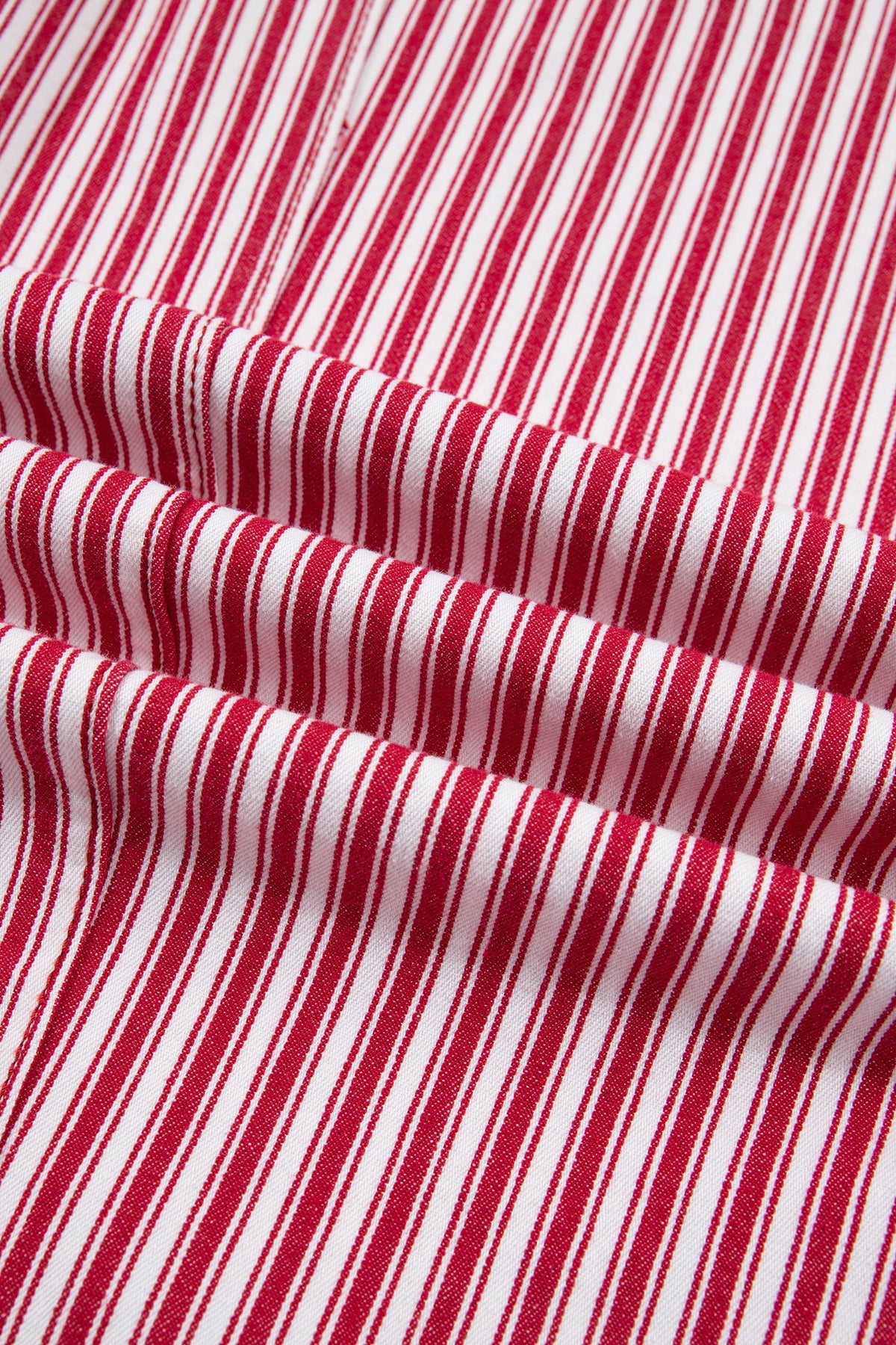 Red Stripe Drawstring Casual Loose Pants