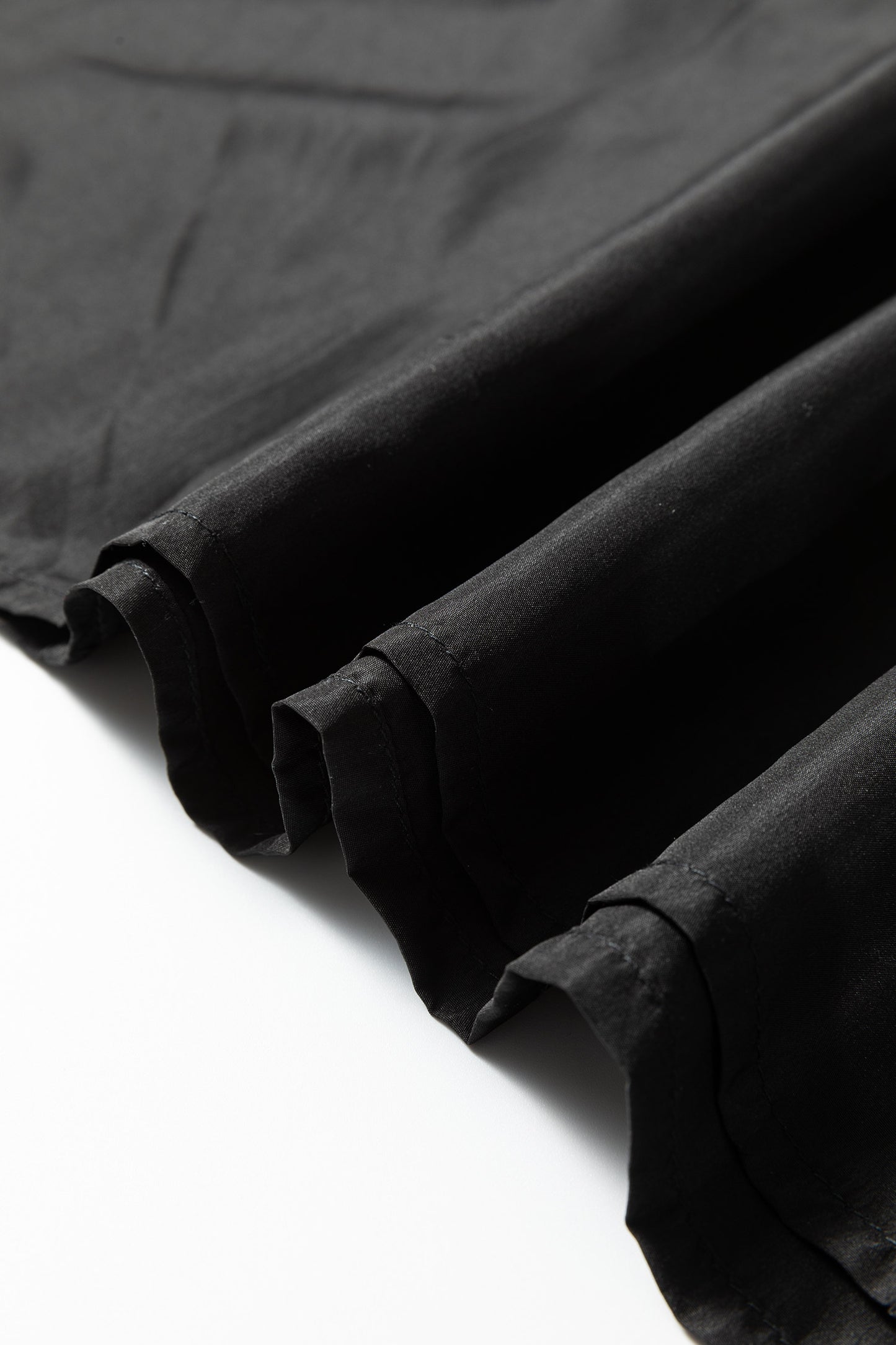 Black Short Sleeve Knit Top Patchwork Pleated Long Dress