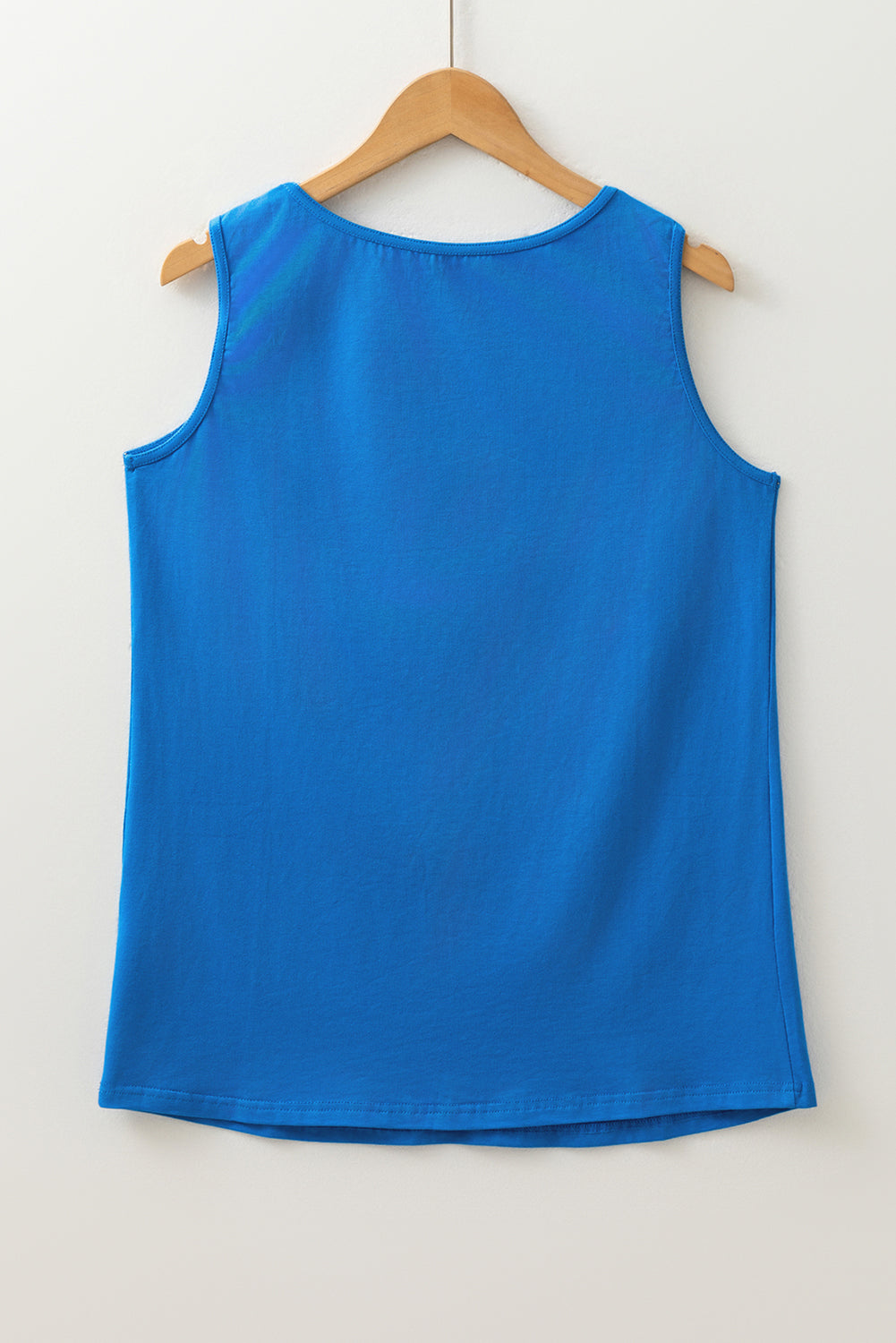 Blue Sun Graphic Casual Tank Top