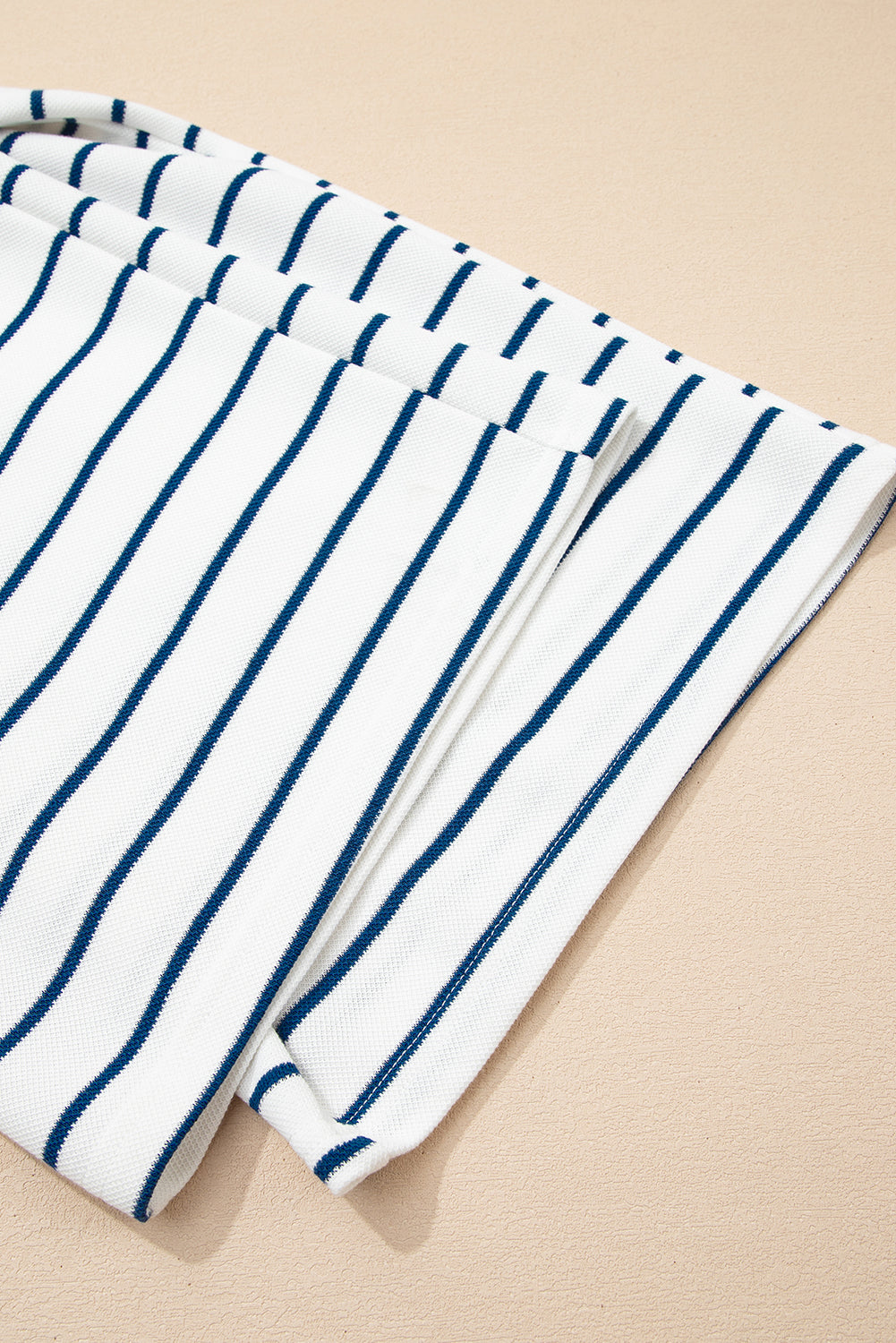 Sail Blue Casual Wide Leg 2pcs Pants Set