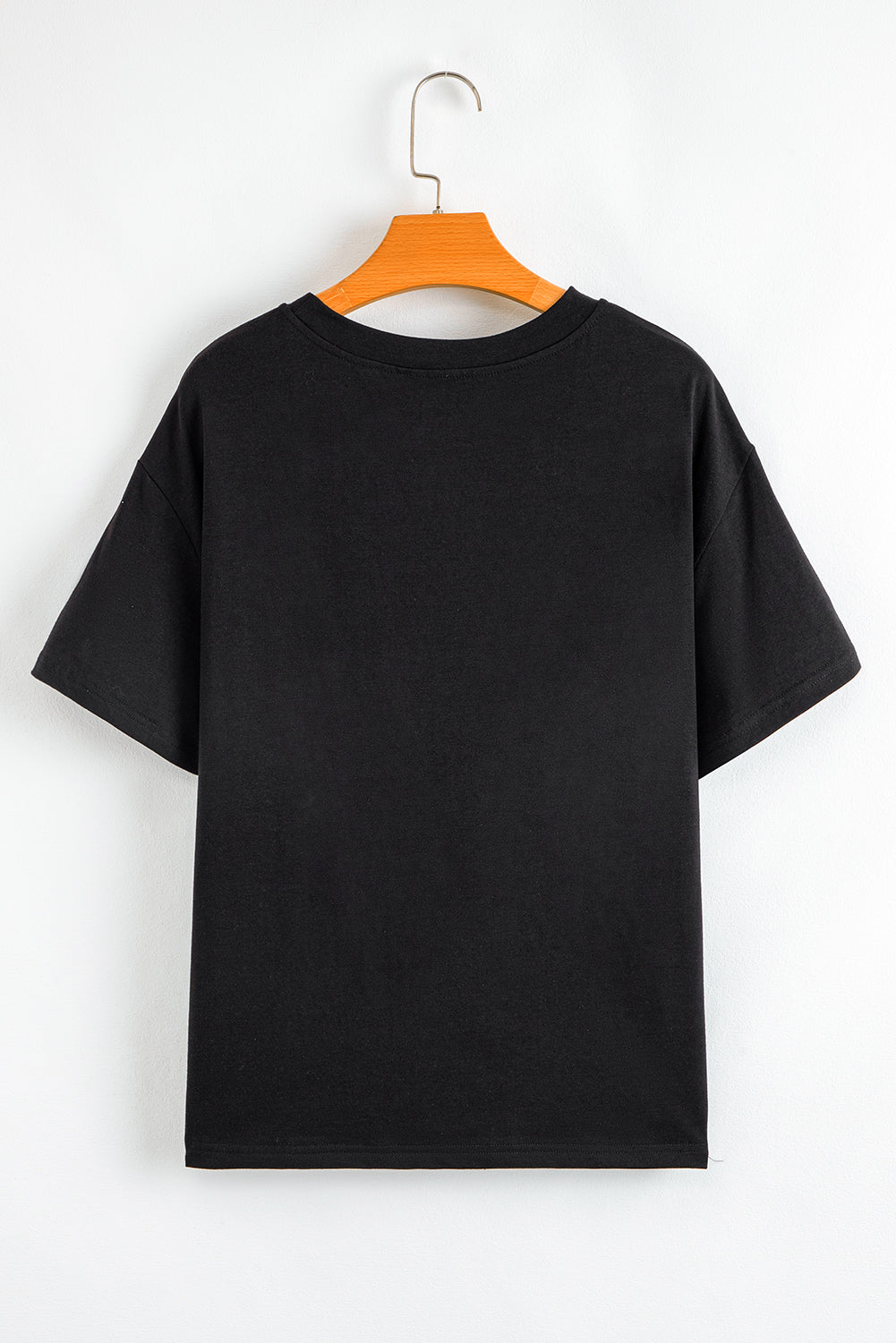 Black MAMA Letter Graphic Neon T Shirt