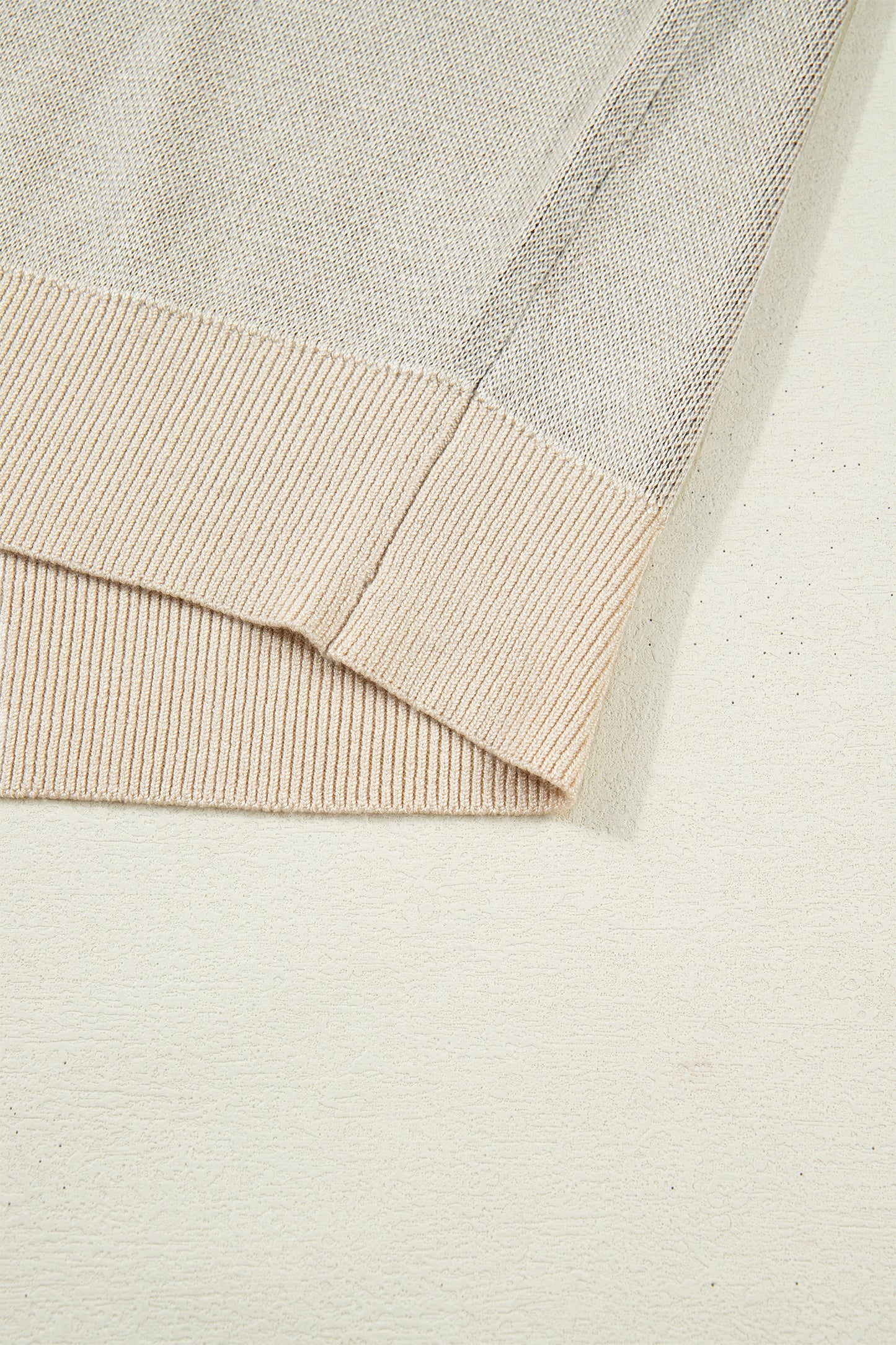 Parchment Horse Shoe Print Color Block Trim Round Neck Sleeveless Sweater