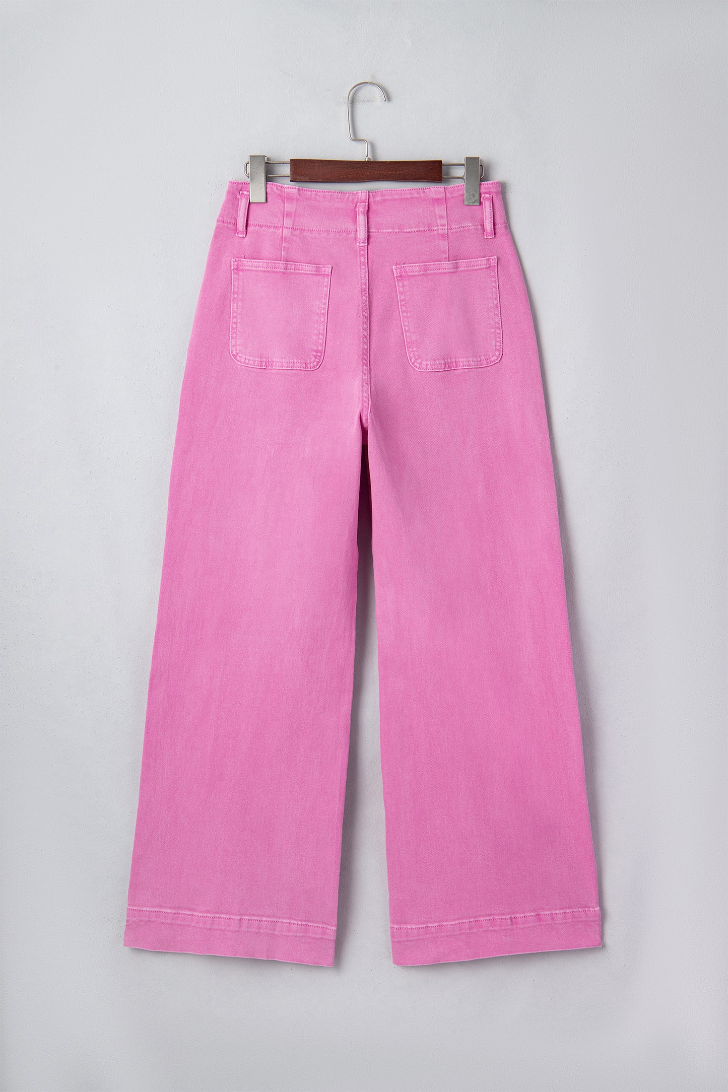 Bonbon 2-Button High Waist Flared Bottom Jeans