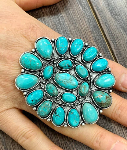 Turquoise Adjustable Ring