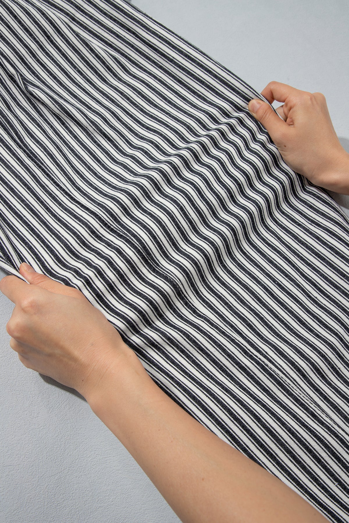 Black Stripe Drawstring Casual Loose Pants