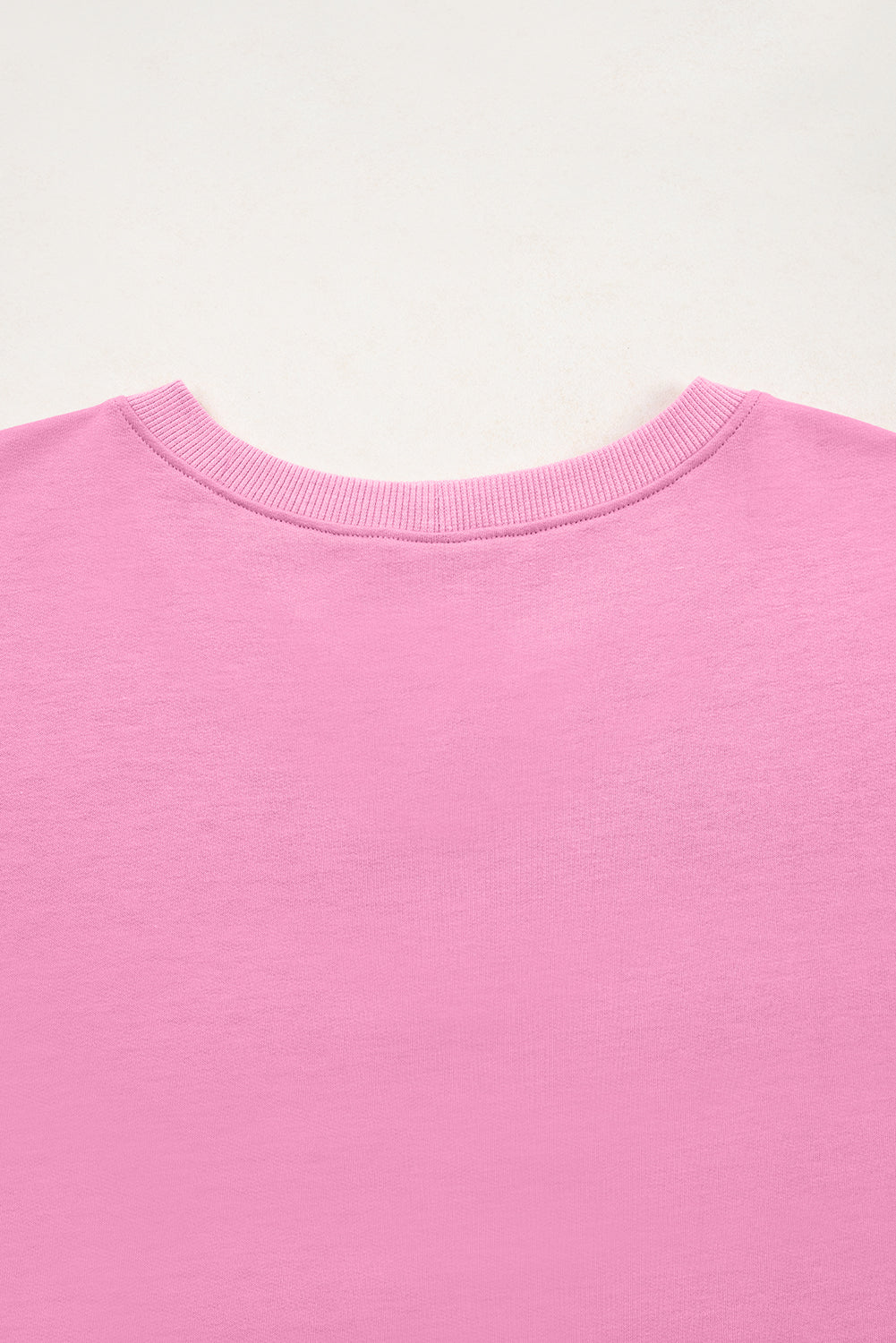 Bonbon Solid Loose V Neck Half Sleeve Tee and Shorts