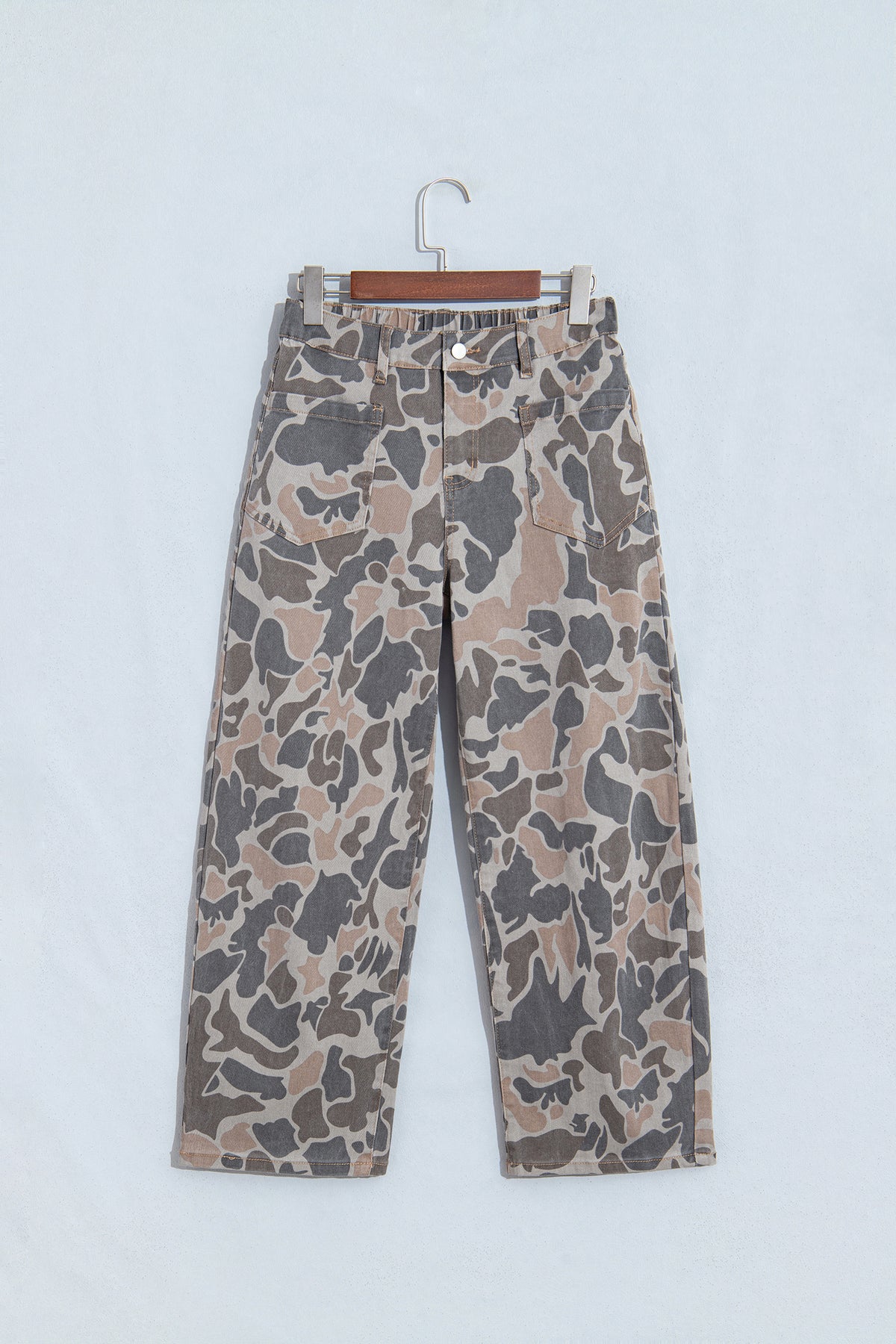 Multicolour Camouflage Shift Ankle Length Jeans
