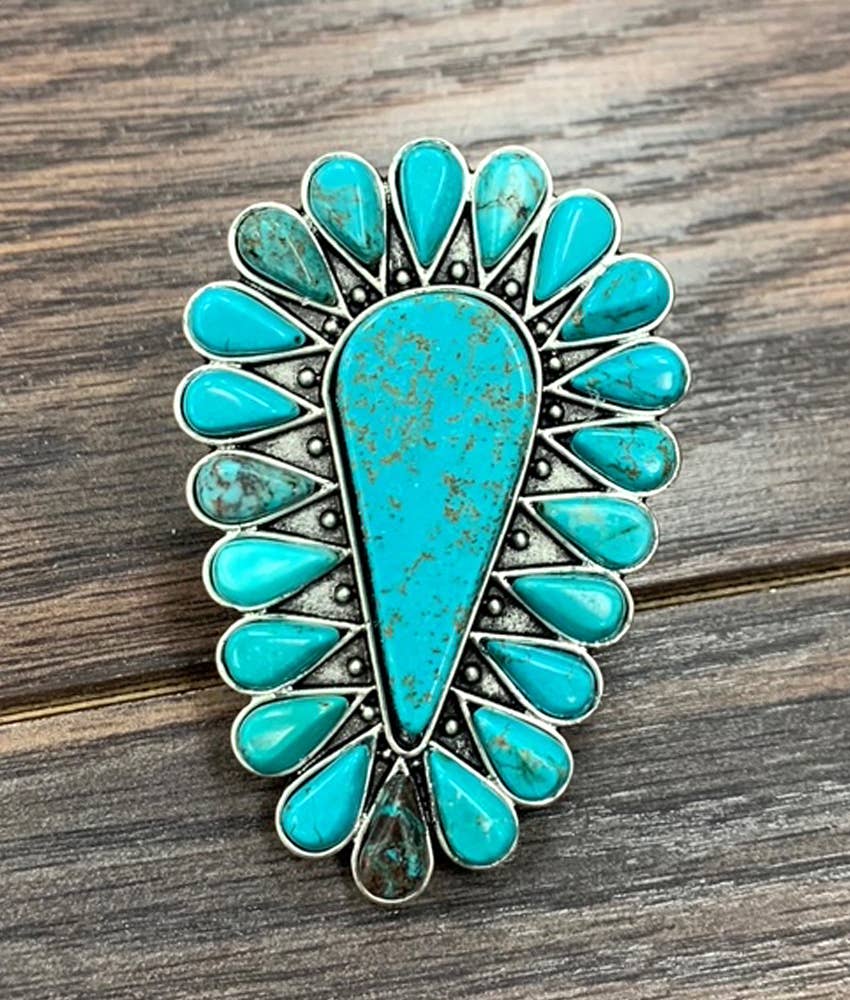 Turquoise Adjustable Ring