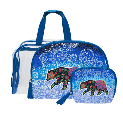 Kim McDonough Celestial Bear Cosmetic Bag Set