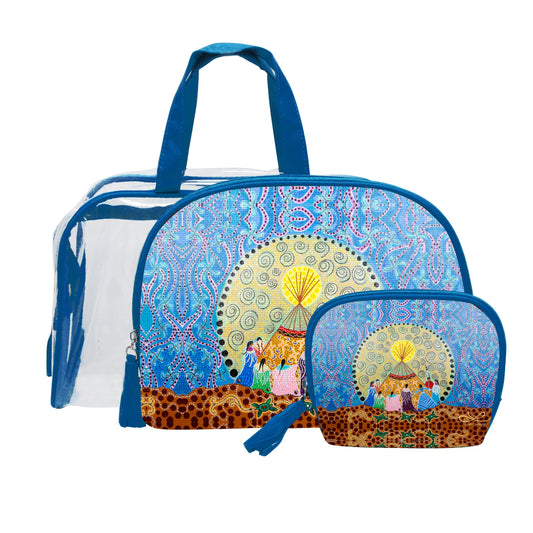 Leah Dorion Dancing Women Cosmetic Bag Set