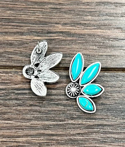 723761, Turquoise Stud Earrings