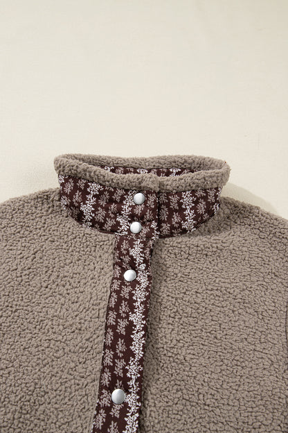 Goat Side Bows Sherpa Fleece Vest