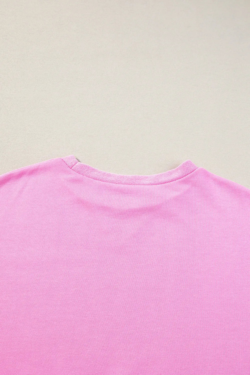 Pink Candy Colorblock French Terry Top - Chic Meadow Boutique 