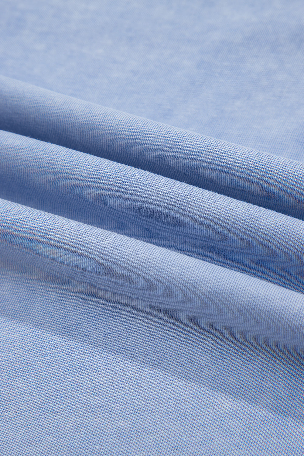 Beau Blue Mineral Wash Patched Chest Pocket Casual Tank Top