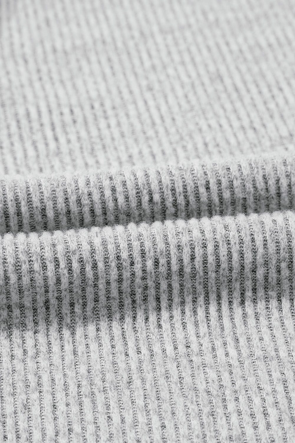 Light Grey 3 Pieces Rib Crop Camisole Matching Shorts Lounge Set with Cardigan