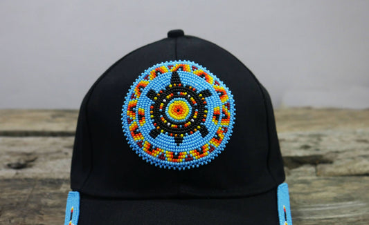 Native American Beaded cap Beaded Baseball cap Beaded Hat