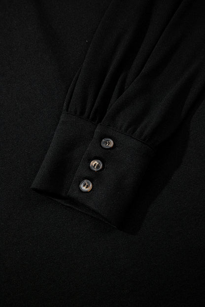 Black 3 Pcs Crop Tank Top Shorts with Cardigan Lounge Set