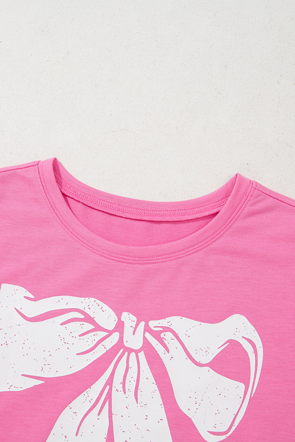 Sachet Pink Bow Print Boxy Fit Tank Top