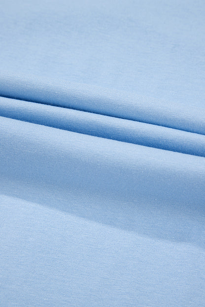 Myosotis Flag Bow Graphic Crewneck Tee